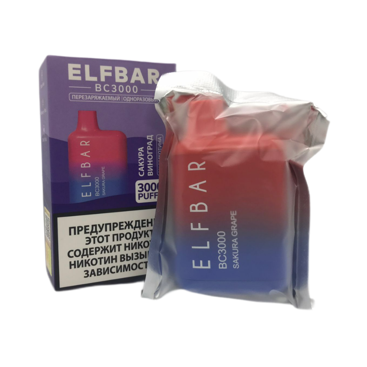 ELFBAR 3000 Виноград сакура
